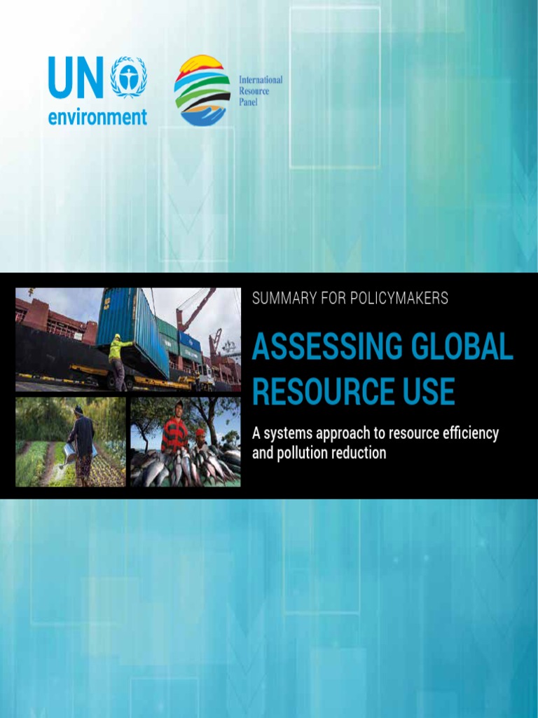 Assessing Global Resource Use: Summary For Policymakers | PDF ...