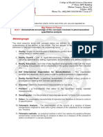 SIM 1 Quantitative Pharmaceutical Chemistry