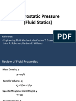 3.0 Hydrostatic Pressure