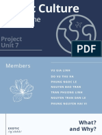 Around The: Project Unit 7