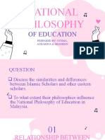 National Philosophy: of Education