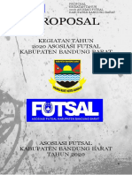 Proposal: Kegiatan Tahun 2020 Asosiasi Futsal Kabupaten Bandung Barat