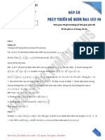 Đáp Án Phát Triển Đề Minh Hoạ Câu 49