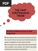 The Past Continuous Tense