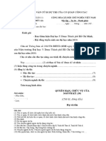 Phụ lục 10: Mẫu Công Văn Cử Đi Dự Thi Của Cơ Quan Công Tác