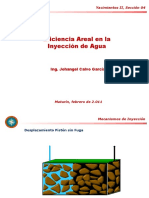 Eficiencia Areal en La Inyección de Agua