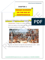 Indian Economy On The Eve of Independence