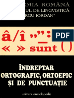 13. Academia Romana Îndreptar Ortografic Ortoepic Si de Punctuatie