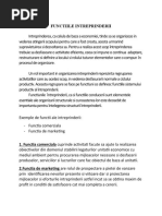 Functiile intreprinderi