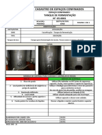 Tanque de Fermentação -  Cadastro de Espaço Confinado