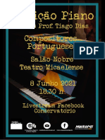 Programa Audição Piano - Compositores Portugueses CRPD