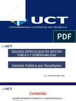 UCT - GESTIÓN POR RESULTADOS EN LA GESTIÓN PÚBLICA (Unidad II)