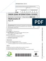 Front Page (Mathematics B P-1)