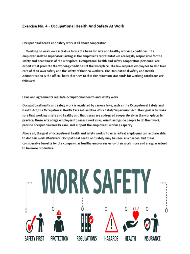Occupational Health and Safety Overview | PDF | Occupational Safety And ...
