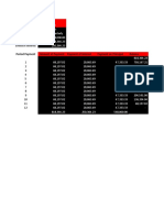 Interest Rate / Annum: Period Payment Amount of Payment Payment of Interest Payment On Principal Balance