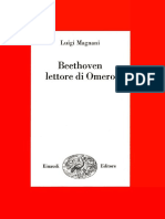 Beethoven Lettore Di Omero by Luigi Magnani