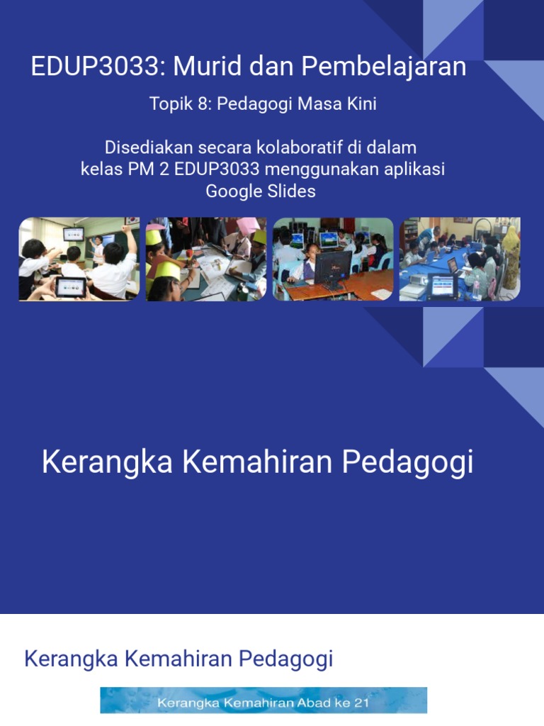 Topik 8 Pedagogi Masa Kini Pdf