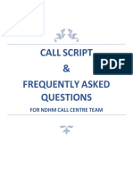 Call Script and FAQ