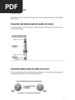 Conexões de áudio