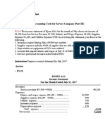 Dini Kusuma Wardani F0221073 Accounting Cycle For Service Company (Part III)