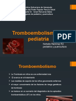 Tromboembolismo en Pediatría