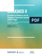 Unmasked Ii: An Analysis of Indonesia and The Philippines' Government-Launched COVID-19 Apps