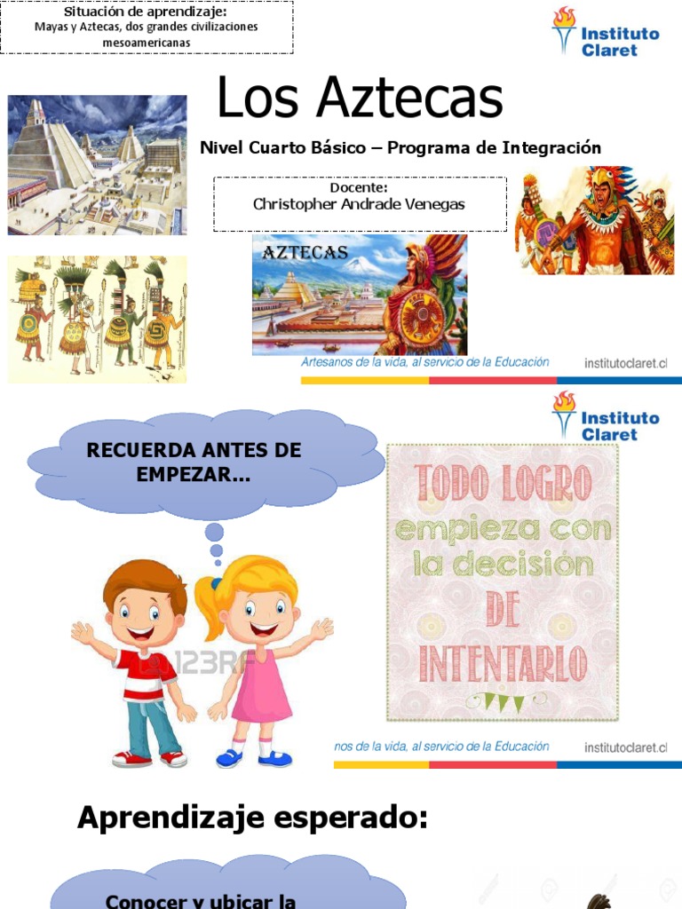 Los Aztecas 4° Básico 21 de Septiembre Al 02 de Octubre | PDF | Nobleza ...