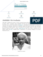 Biografia de Abdullah I de Jordania