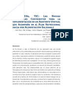 REA, PEAS, TIC Las Nuevas Tecnologías Contribuyen para La Implementación de Un Asistente Virtual Que Acompaña en El Plan Nutricional Hacia Una Alimentación Saludable - Corregido - 2020