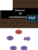 Sources of Constitutional Law