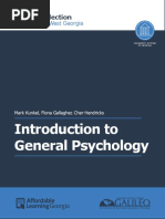 Introduction To General Psychology (University of West Georgia)