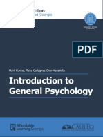 Introduction To General Psychology (University of West Georgia)