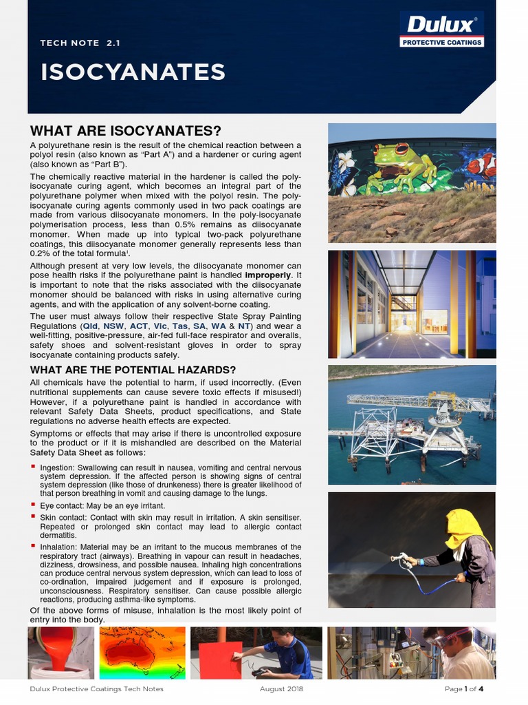 21 Isocyanates 282018 PDF Polyurethane Paint