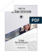 Six Sigma White Belt Certification Training Manual CSSC 2018 06b