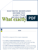 Electronic Reservation Distribution in Today's World and Where Does It Fit