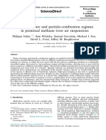 Flame Structure and Particle-Combustion Regimes