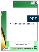 Place The Document Here.: Font Type: TT Pines DEMO, Bold Italic Font Size: 18