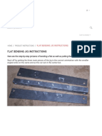 Product Instructions - Flat Bending Jig Instructions