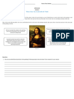 Mona Lisa Activity Sheet