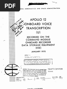 Apollo 12 Onboard Voice Transcription CM