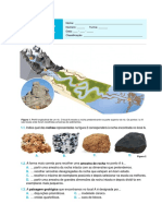 Avaliação de Ciências Naturais sobre sedimentos e erosão de rios