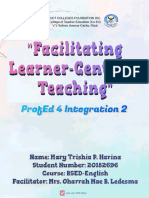 Facilitating Learner Centered Teaching