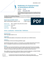 Notification of A Proposal To Issue An Airworthiness Directive