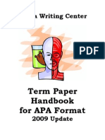 APA Handbook 2009