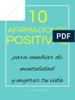 MariaGuijarro 10 Afirmaciones Positivas para Cambiar de Mentalidad y Mejorar Tu Vida