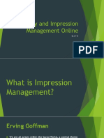 Identity and Impression Management Online