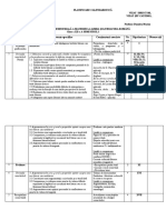 PLANIFICARE CALENDARISTICĂ Cls A 12-A Sem I - 4 Ore