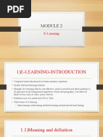 MODULE 2 e Learning