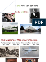 Le Corbusier Mies Van Der Rohe