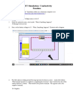 PHET Simulation: Conductivity: Procedure